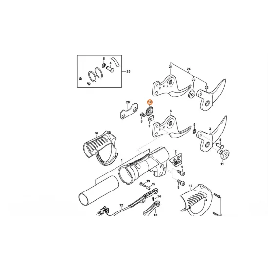 STIHL  Nakrętka regulacyjna 4861 716 8500